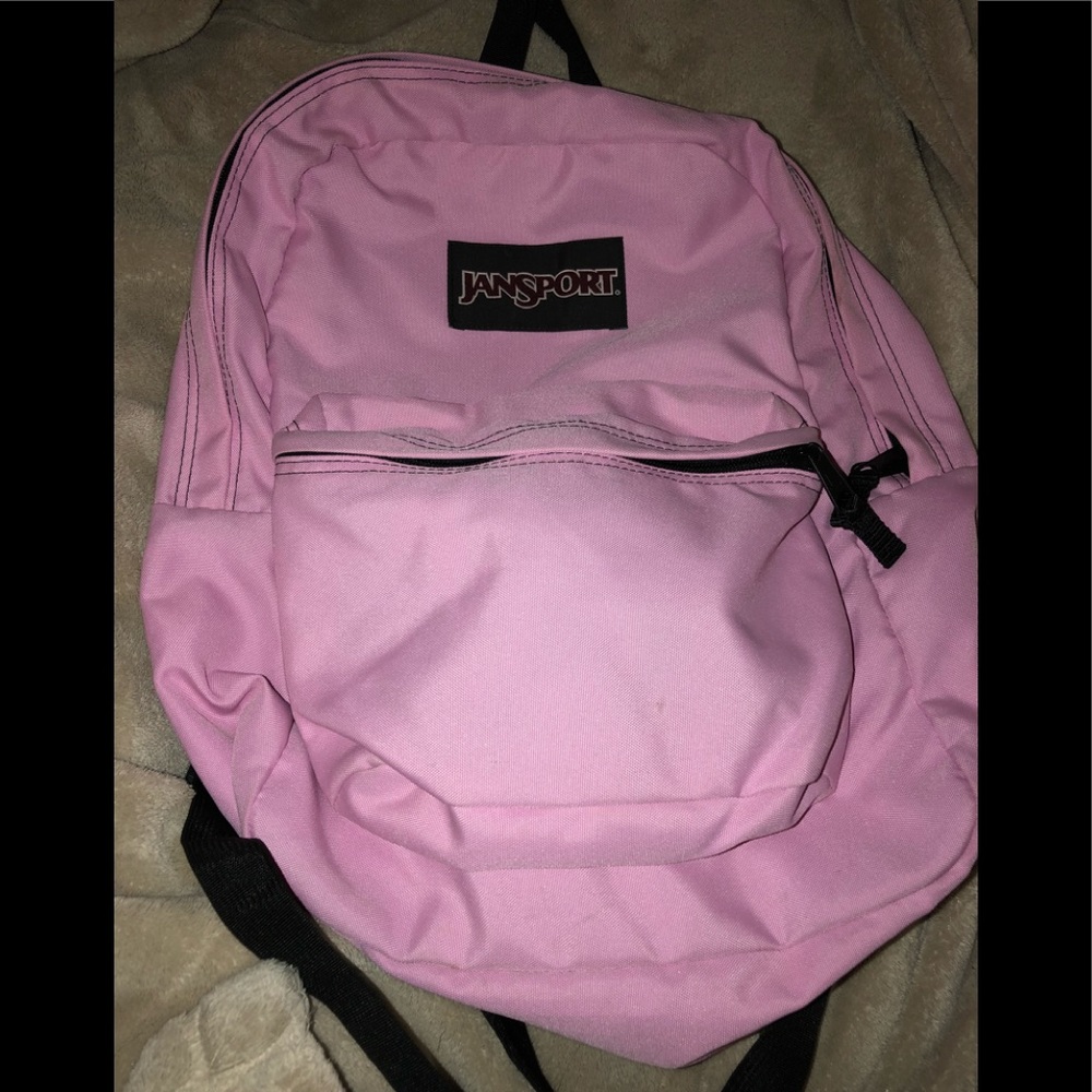 Pink jansport backpack